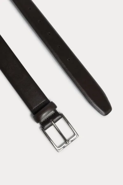 Opasok Hackett London 32Mm Cactus Edge Dark Brown