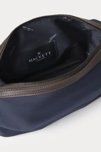 Kozmetická Taška Hackett London Hemsby Canvas Wsbag Navy