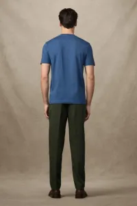 Tričko Hackett London Heritage Ess Tee Dark Denim Blue