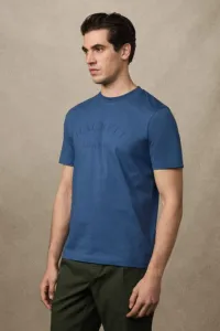 Tričko Hackett London Heritage Ess Tee Dark Denim Blue