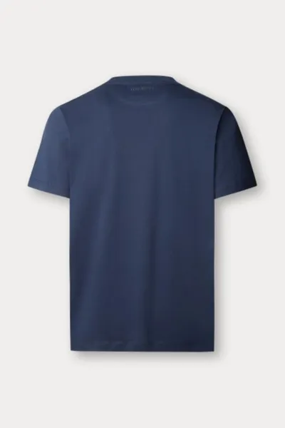 Tričko Hackett London Ss Logo Tee Ink Blue