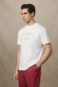 Tričko Hackett London Heritage Ess Tee Off White