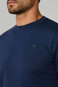 Tričko Hackett London Ss Logo Tee Ink Blue