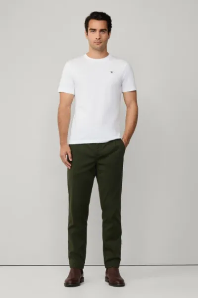 Tričko Hackett London Ss Logo Tee Optic White