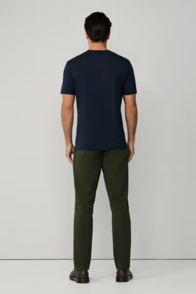 Tričko Hackett London Pima Cotton Tee Navy