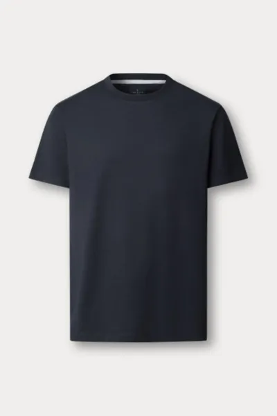 Tričko Hackett London Pima Cotton Tee Navy