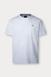 Tričko Hackett London Ss Logo Tee Optic White