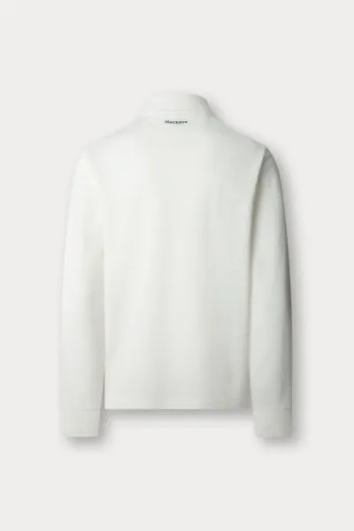 Polokošeľa Hackett London Heritage Crest Lgo Ls Off White
