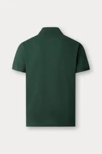 Polokošeľa Hackett London Slim Fit Logo Forest Night Green