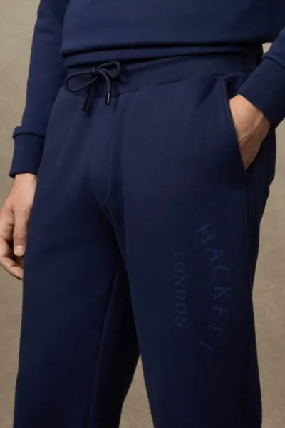 Tepláky Hackett London Heritage Ess Aw Jgr Ink Blue