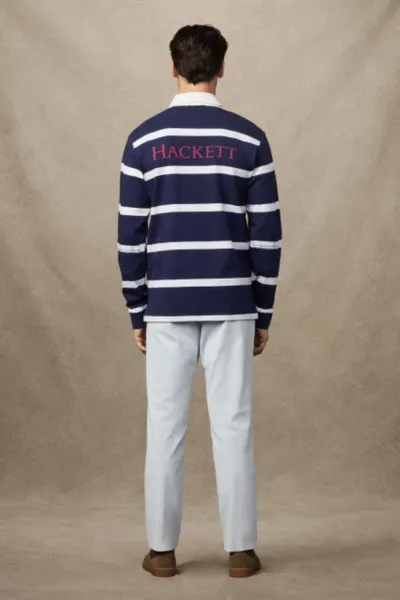Polokošeľa Hackett London Heritage Nbr Str Rby Ink Blue