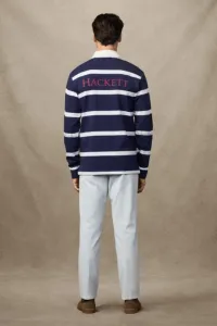 Polokošeľa Hackett London Heritage Nbr Str Rby Ink Blue
