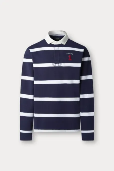Polokošeľa Hackett London Heritage Nbr Str Rby Ink Blue