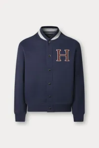 Mikina Hackett London Heritage H Varsity Ink Blue
