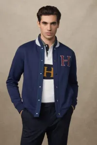 Mikina Hackett London Heritage H Varsity Ink Blue