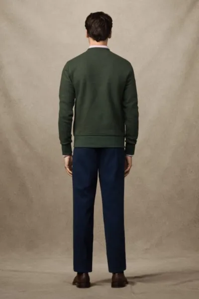 Mikina Hackett London Heritage Ess Aw Crew Duck Green