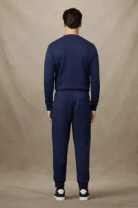 Mikina Hackett London Heritage H Crew Midnight Blue