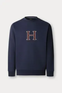Mikina Hackett London Heritage H Crew Midnight Blue