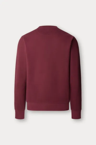 Mikina Hackett London Heritage Ess Aw Crew Burgundy Red