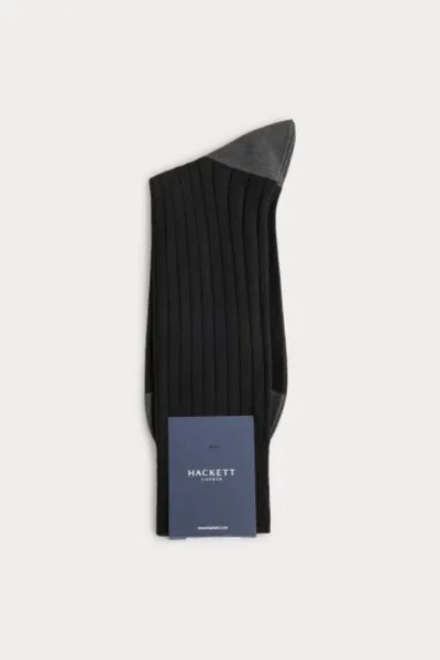Ponožky Hackett London Cotton Socks Black