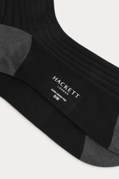 Ponožky Hackett London Cotton Socks Black