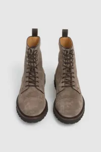 Členková Obuv Hackett London Sloane High Mud Brown