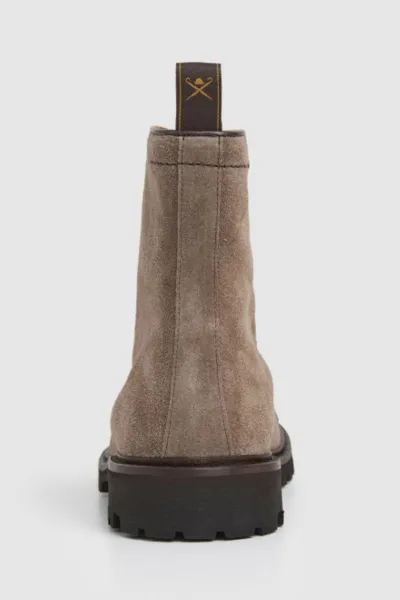 Členková Obuv Hackett London Sloane High Mud Brown