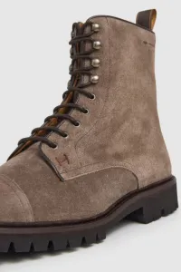 Členková Obuv Hackett London Sloane High Mud Brown