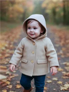 Jesenný detský kabátik s kapucňou New Baby UNI 80 (9-12m)