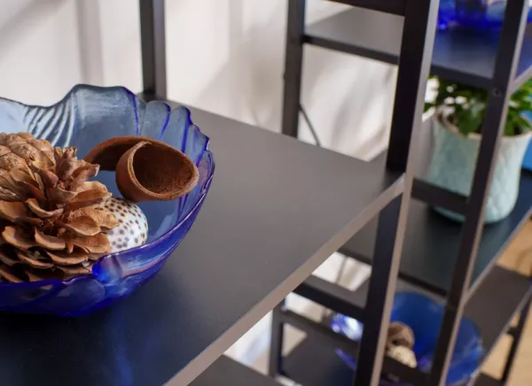 Signal Regál LOFT 4 | čierna