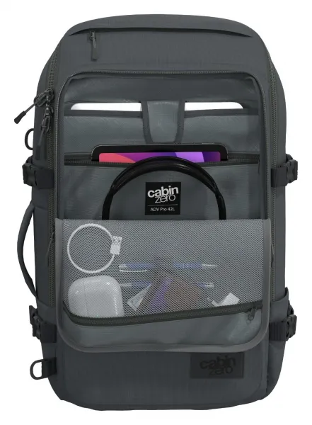 Batoh do lietadla 55x40x20 CabinZero Adv Pro 42L Original Grey