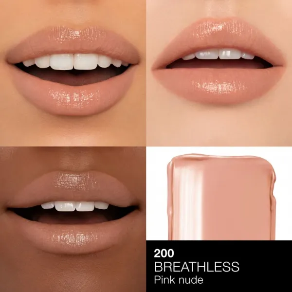 NARS Afterglow Sensual Shine Lipstick hydratačný lesklý rúž odtieň BREATHLESS 1.5 g