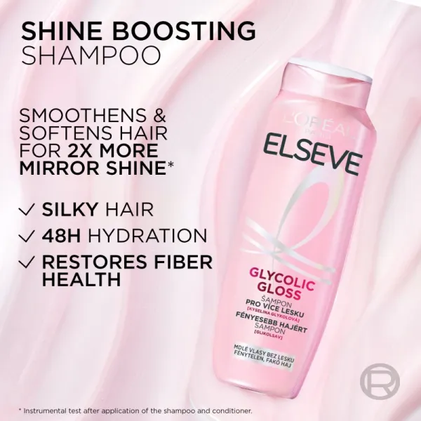L’Oréal Paris Elseve Glycolic Gloss šampón pre lesk 250 ml