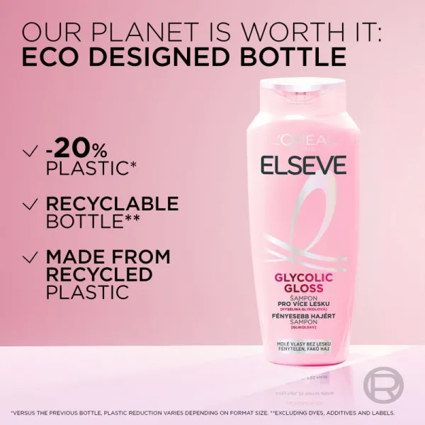 L’Oréal Paris Elseve Glycolic Gloss šampón pre lesk 250 ml