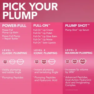 Buxom PLUMP SHOT™ COLLAGEN PEPTIDES ADVANCED PLUMPING LIP SERUM lesk na pery pre väčší objem odtieň SHIMMERS Flush 4 ml