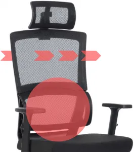 MERCURY Ergonomická kancelárska stolička BREEZE čierna