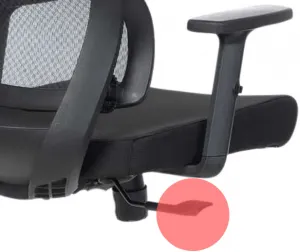 MERCURY Ergonomická kancelárska stolička BREEZE čierna