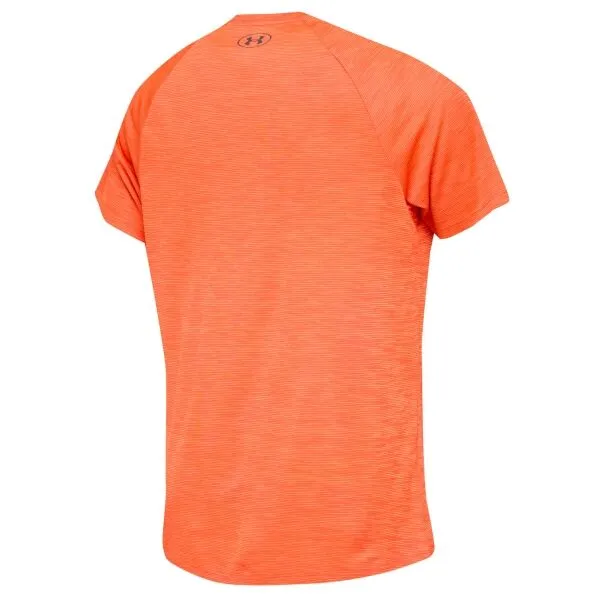 Under Armour TECH TEXTURED Pánske tričko, oranžová, veľkosť S