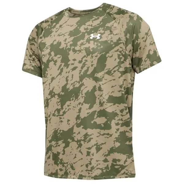 Under Armour TECH 2.0 SS Pánske tričko, khaki, veľkosť