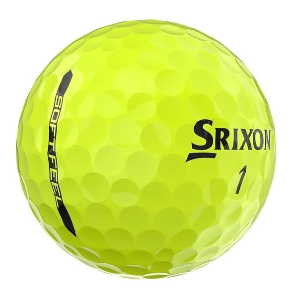 SRIXON SOFT FEEL 12 pcs Golfové loptičky, žltá, veľkosť