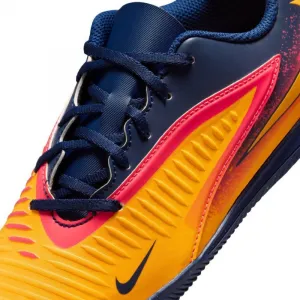 Chlapčenské futbalové kopačky halové NIKE Phantom 6 Low Club Jr IC laser orange lemon venom blue void