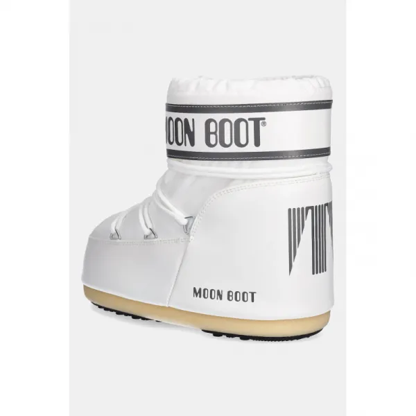 Nízke zimné topánky MOON BOOT MB ICON LOW NYLON A009 WHITE MONO