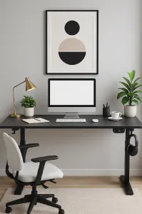 Ekspand Elektrický Herný stôl 140x60 BR01 Čierny
