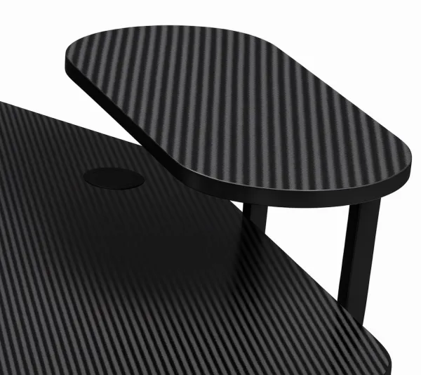 Ekspand Elektrický Herný stôl RGB  160x65 BR03 Čierny
