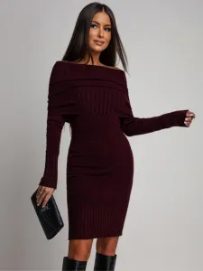 ASPERISSIA Dámske šaty KALEY Farba: Bordová, Konfekčná veľkosť: ONESIZE