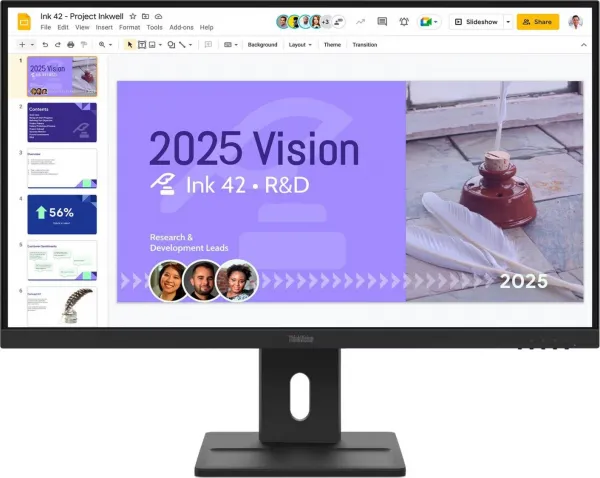 Lenovo ThinkVision/E27Q-40/27"/IPS/QHD/100Hz/6ms/Černá/3R
