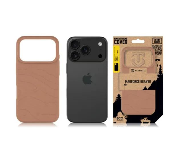 Tactical MagForce Beaver kryt pre Apple iPhone 17 Pro, Tactical, Hnedý