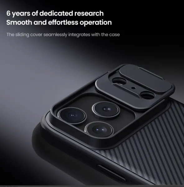 Nillkin CamShield PRO kryt pre Apple iPhone 17 Pro, Nillkin, Čierny