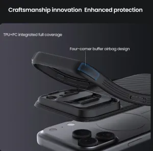 Nillkin CamShield PRO kryt pre Apple iPhone 17 Pro, Nillkin, Čierny