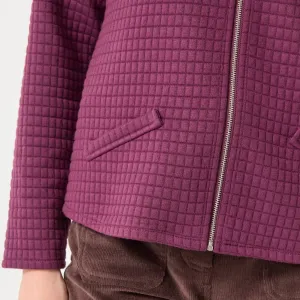 Prešívaná bunda na zips